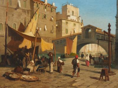 L. Douzette, um 1900 - Paintings