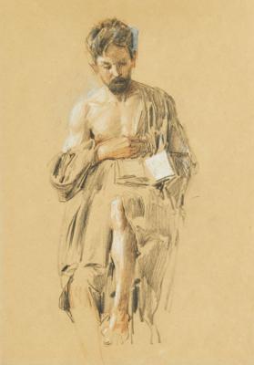 Julius Viktor Berger - Mistrovské kresby, Tisky do roku 1900, Akvarely a miniatury