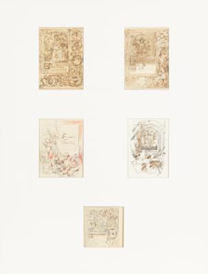 Julius Viktor Berger - Meisterzeichnungen und Druckgraphik bis 1900, Aquarelle, Miniaturen