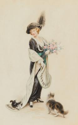 Lionel Peraux - Mistrovské kresby, Tisky do roku 1900, Akvarely a miniatury