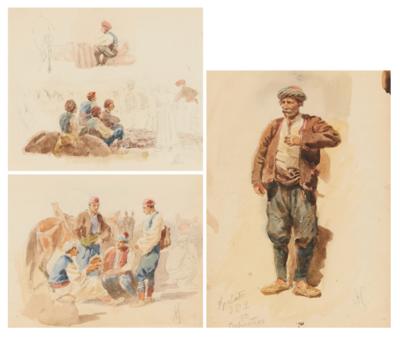 Alois Schönn - Tisky, kresby a akvarely do roku 1900