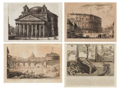 Giovanni Battista Piranesi - Graphiken, Zeichnungen und Aquarelle bis 1900