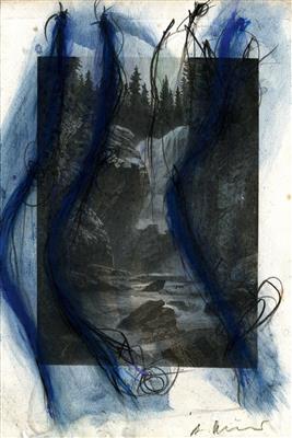 Arnulf RAINER, Landschaft, (undatiert/Ende der 80er Jahre) - Charity-Kunstauktion zugunsten SOS MITMENSCH