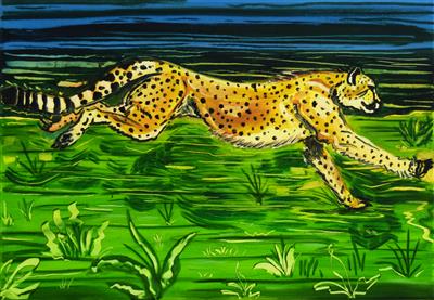 EMERSON Bradley, "Cheetah I" - Charity-Kunstauktion der Salvatorianer