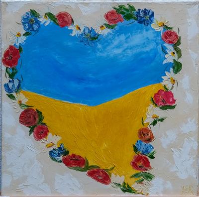 Olga Pigovych, Herz der Ukraine - Ukrainische Künstler Helfen