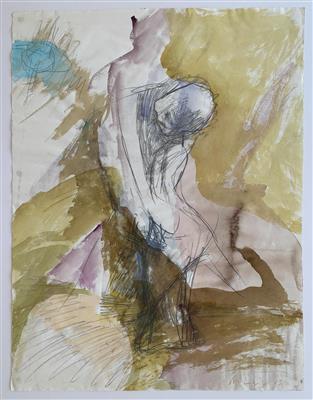 Siegfried  ANZINGER, Ohne Titel (Rückenakt), 1985 - Diakonie-Nothilfe für Frauen