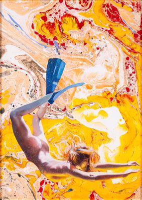 Maderthaner Franziska, "Diving in colour" - Charitativní aukce ve prospěch Salvátorů
