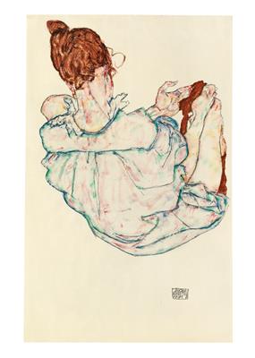 Nach Egon Schiele - Moderne und Zeitgenössische Druckgrafik