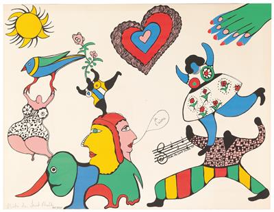 af tråd Ejeren Niki de Saint-Phalle * - Graphic prints 2018/06/05 - Realized price: EUR  1,250 - Dorotheum