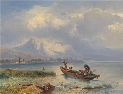 Carl Franz Emanuel Haunold - Dipinti a olio e acquarelli del XIX secolo