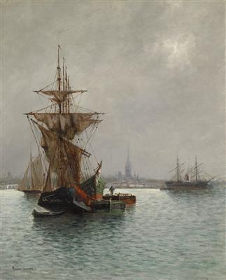 Maurice Lecomte, französischer Künstler, um 1910 - Ölgemälde und Aquarelle des 19. Jahrhunderts
