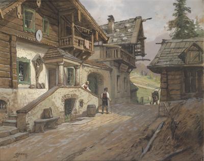 Georg Janny - Disegni e stampe fino al 1900, acquarelli e miniature