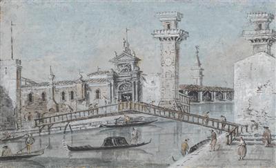 Giacomo Guardi - Mistrovské kresby, Tisky do roku 1900, Akvarely a miniatury