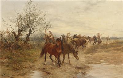 Ludwig Gedlek - 19th Century Paintings and Watercolours