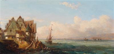 Eugene Louis Gabriel Isabey - Dipinti a olio e acquarelli del XIX secolo