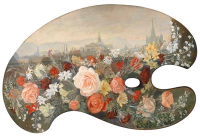 Johann Michael Kupfer - Dipinti a olio e acquarelli del XIX secolo