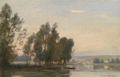Eugene Antoine Samuel Lavieille - Dipinti a olio e acquarelli del XIX secolo