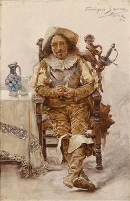 Enrique Serra y Auque - 19th Century Paintings and Watercolours