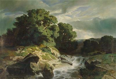 Attributed to Alexandre Calame - Obrazy 19. století