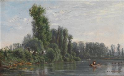 Georges Lanjol de la Fage - 19th Century Paintings and Watercolours