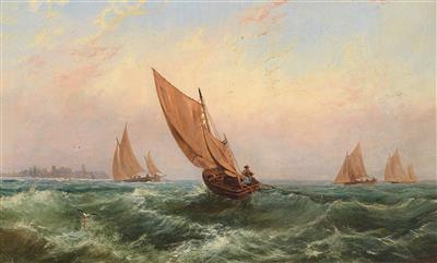 Marine painter, circa 1880 - Obrazy 19. století