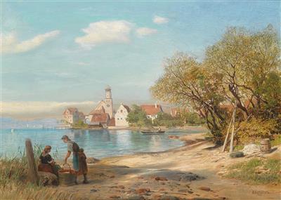 Alfred Metzener - Dipinti a olio e acquarelli del XIX secolo