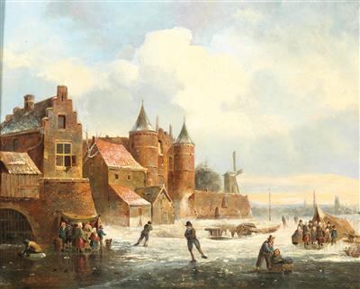Abraham van der Wayen-Pieterszen Umkreis - Ölgemälde und Aquarelle des 19. Jahrhunderts
