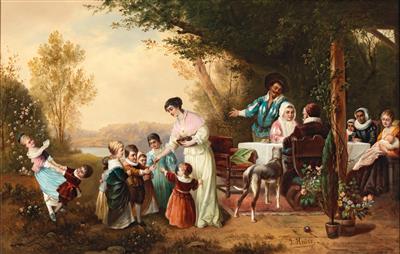 Joseph Haier - Dipinti a olio e acquarelli del XIX secolo