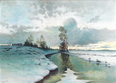 Russischer Künstler, Ende 19. Jahrhundert/Anfang 20. Jahrhundert - Ölgemälde und Aquarelle des 19. Jahrhunderts
