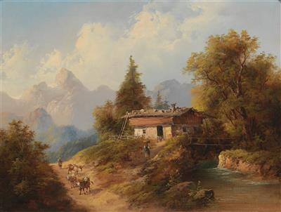 Franz Barbarini - 19th Century Paintings and Watercolours