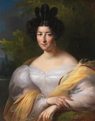 Aimée Brune, geborene Pagès (Paris 1803-1866) - Gemälde des 19. Jahrhunderts