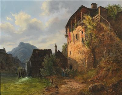 Ludwig Halauska - Gemälde des 19. Jahrhunderts