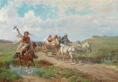 Fritz van der Venne - Ölgemälde und Aquarelle des 19. Jahrhunderts