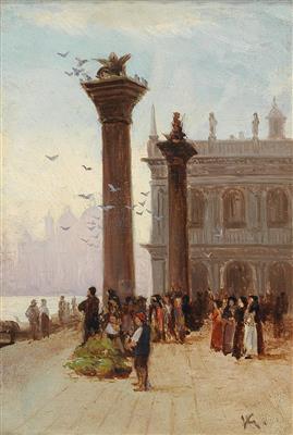 19th Century Artist - Dipinti a olio e acquarelli del XIX secolo