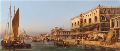 Ippolito Caffi attributed - 19th Century Paintings