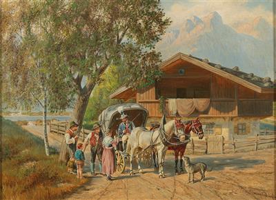 Franz Quaglio - 19th Century Paintings and Watercolours