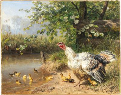 Carl Jutz - Dipinti a olio e acquarelli del XIX secolo