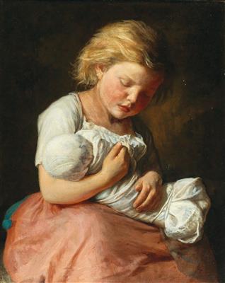 Gustav Igler attributed - Dipinti a olio e acquarelli del XIX secolo