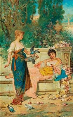 Hans Zatzka - 19th Century Paintings