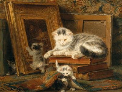 Henriette Ronner (geb. Knip) - Gemälde des 19. Jahrhunderts