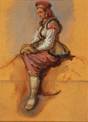 Russian Artist, around 1900 - Dipinti a olio e acquarelli del XIX secolo