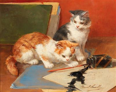 Arthur-Alfred Brunel de Neuville - Dipinti a olio e acquarelli del XIX secolo