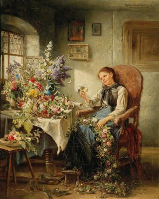 Rosa Schweninger - Dipinti a olio e acquarelli del XIX secolo