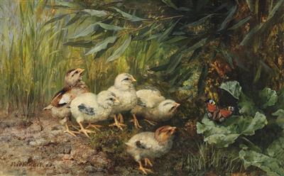 Franz Xaver Birkinger - Dipinti a olio e acquarelli del XIX secolo