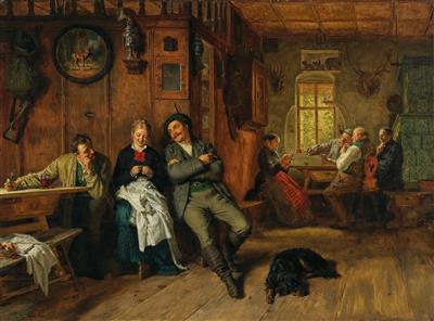 Eduard von Grützner - Obrazy 19. století
