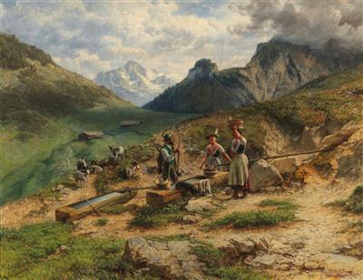 Johann Adalbert Heine - 19th Century Paintings and Watercolours