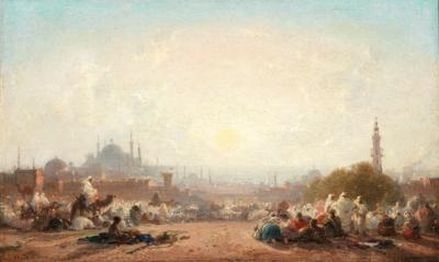 Henri Duvieux - Olejomalby a akvarely 19. století