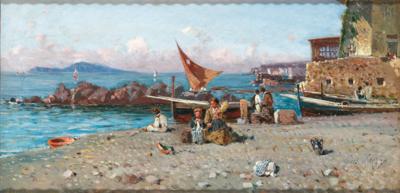 Giuseppe Laezza - Dipinti a olio e acquarelli del XIX secolo