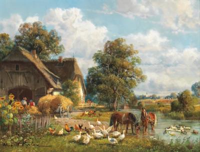 Hubert Kaplan * - Dipinti a olio e acquarelli del XIX secolo