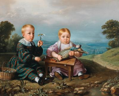 Johann Georg Meyer - Dipinti a olio e acquarelli del XIX secolo
